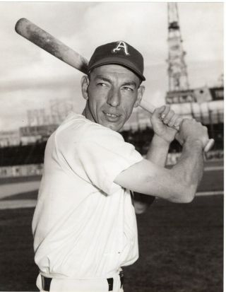 1953 Orig Cuban Baseball Portrait Photo American Player Earl Rapp Almendares Bbc