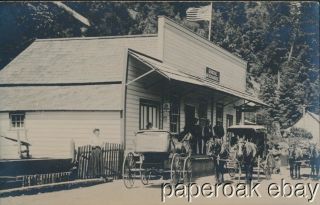 Ca1910 General Store Dyerville,  Humboldt Co. ,  California Real Photo Postcard