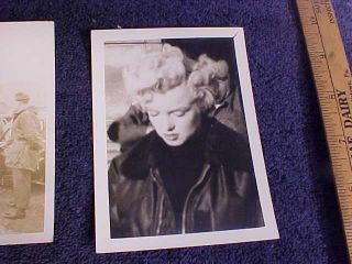 6 Authentic Photographs of MARILYN MONROE during the KOREAN WAR w/COA 4