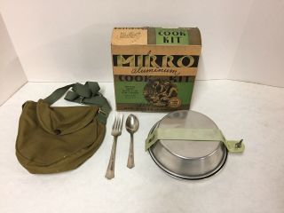 Vintage Mirro Aluminum Boy Scouts Of America Official Scout Cook Kit