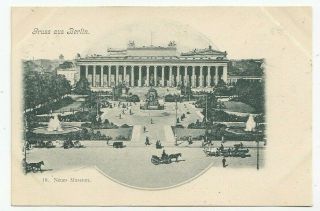 Neues Museum Gruss Aus Berlin Deutschland Germany 1901 - 07 Postkarte 19