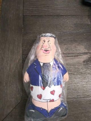 Vintage Fondle Me Bubba Doll Stuffed Dirty Talking Bill Clinton 1998 Made In USA 2