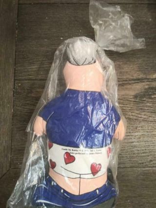 Vintage Fondle Me Bubba Doll Stuffed Dirty Talking Bill Clinton 1998 Made In USA 3