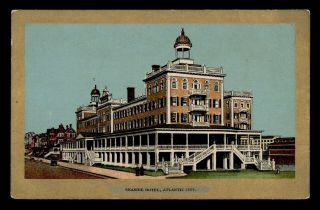 Dr Who 1909 Farland Nd Seaside Hotel Atlantic City Postcard C102887
