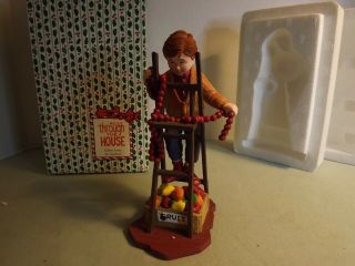 Vintage Dept 56 All Through The House " Gilbert Hangs The Garland "