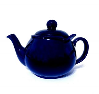 Cobalt Blue Ceramic Teapot Homeworld By Stanley Roberts Looseleaf Strainer Pot