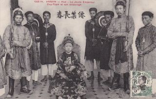 Annam Hué The Young Emperor Duy - Tham Vietnam Indochine Indochina Asia Dieuelfils
