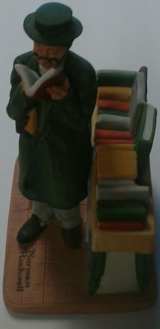 Vintage: Norman Rockwell The Book Worm Figurine. 3