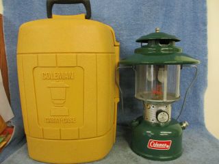 Coleman Model 228f Lantern And Clam Shell Case
