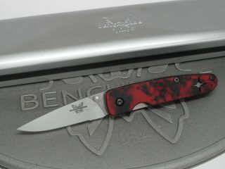 Benchmade 855d2 Pardue Al Limited Edition Small Folding Knife D2 Aluminum Nos
