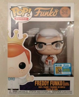2019 Sdcc Funko Fundays.  Freddy As Kfc Colonel Sanders Le 450,  Protector