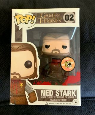 Funko Pop Game Of Thrones 02 Headless Ned Stark Sdcc 2013 (1008 Limited Ed)