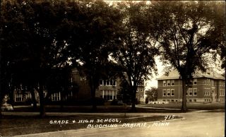 Grade And High School Blooming Prairie Minnesota Mn Rppc 1940s