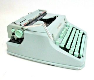 Vintage Paillard Hermes 3000 Portable Typewriter W/ Case 7