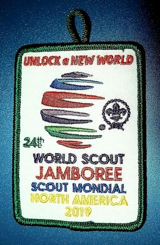 24th 2019 World Scout Jamboree Official Wsj Promotional Staff Badge Patch