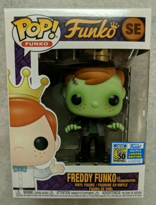 Sdcc 2019 Freddy Funko As Frankenstein Le350 Pop Freaky Tiki Funko Fundays 2019