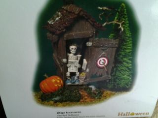 Dept 56 Halloween Haunted Outhouse