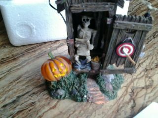 dept 56 halloween haunted outhouse 2
