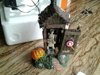 dept 56 halloween haunted outhouse 4
