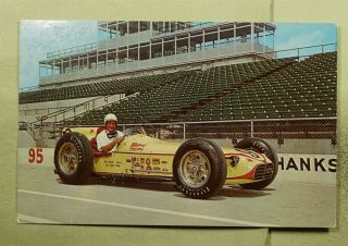Dr Who Indianapolis In 500 Mile Speedway Car Race Postcard E25799