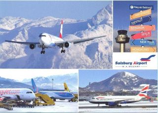 Austrian Boeing 767 - Aviation Airport Postcard (1)