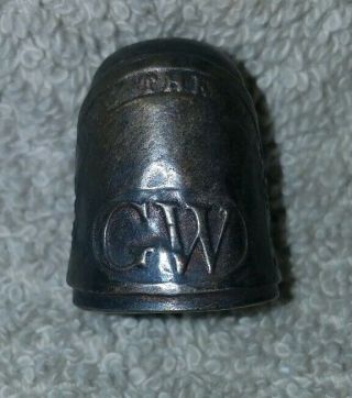 Long Live the President Button Thimble – George Washington – GW Inarguable 6