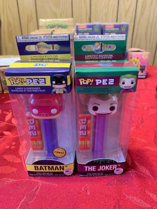 Funko Pop Pez Dispenser Batman Chase & The Joker