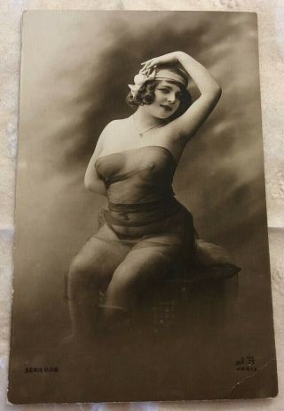 1910 French Nude Voluptuous Delicate Miss Fernande Jean Agélou