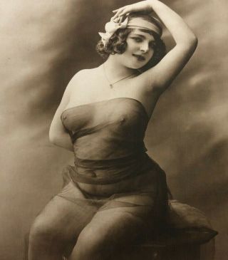 1910 French Nude Voluptuous Delicate Miss FERNANDE Jean Agélou 2
