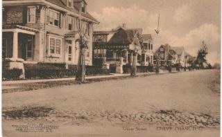 Washington Dc Chevy Chase Oliver Street 1910