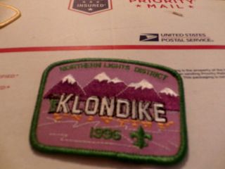 Northern Lights District Klondike 1996 Boy Scout Girl Scout Cub Scout Patch