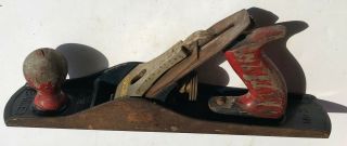 Vintage Stanley Bailey No.  5 Wood Plane Smooth Solid Piece Priced To Sell