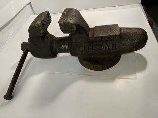 Vintage Wilton Chicago 48 Lb.  4 " Bullet Vise With Anvil Smooth Operation