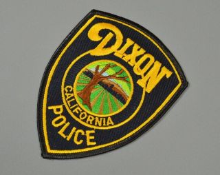 Dixon California Police 1993 Version Patch,  Solano County Ca