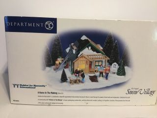 Dept 56 Snow Village 54979 A Home In The Making Habitat For Humanity 6