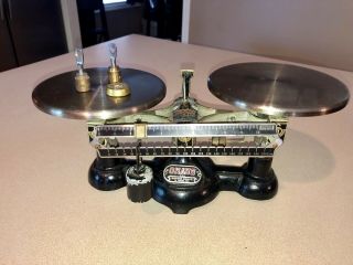 Antique Ohaus Balance Scale Made In San Fransisco,  Ca.