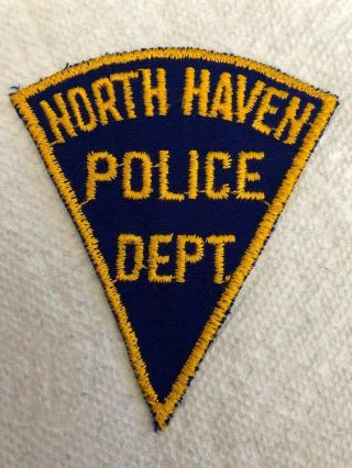 Old Triangle York North Haven Police Department Patch Long Island Early 1960
