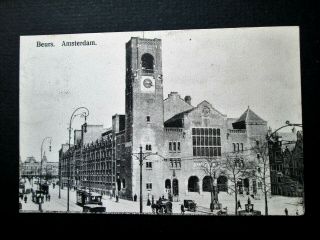 Beurs,  Amsterdam,  Street Scene - S.  S.  B.  (1911)