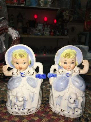 Vintage Relco Little Bo - Peep Salt And Pepper Shakers From The Fifties