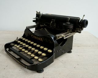 Corona No.  3 Typewriter,  Folding Typewriter 3 - bank,  antique typewriter 4