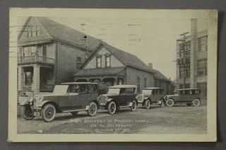 Rare 1920 Early Auto Advertising Postcard - Parenti Motors Buffalo,  Ny
