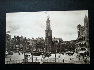 Munt,  Sophiaplein,  Amsterdam,  Trams - Felix P.  Abrahamson No 1092n (c1910)
