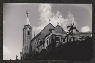 1940,  S Macau China Hong Kong Real Photo Postcard Trappistine Monastery Our Lady