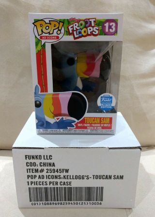Funko Pop Ad Icons Cereal Toucan Sam Fruit Froot Loops Funko Shop Exclusive