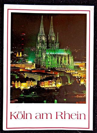 1992 Koln Am Rhein Cathedral Cologne Germany Postcard