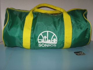 Vintage Seattle Supersonics Promo Gym Bag Seafirst Bank