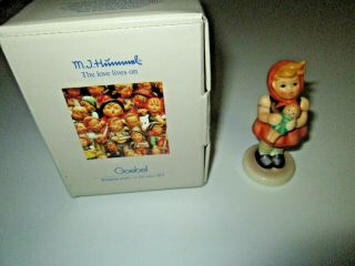 1984 Hummel / Goebel Girl With Doll Figurine & Box Hum 239/b 821