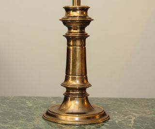 Mid Century Vintage Hollywood Regency Brass Table Lamp by Stiffel 6