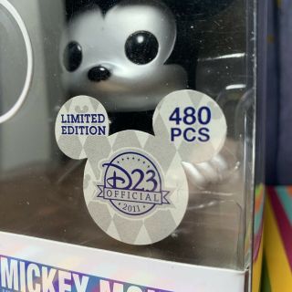 SDCC D23 2011 Disney Metallic Mickey Mouse Funko POP Exclusive 7