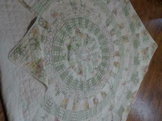 AMISH COUNTRY LANE APPLIQUE LACE DREAM FLIGHT CIRCLE OF LIFE SAGE ROSE OLD QUILT 11